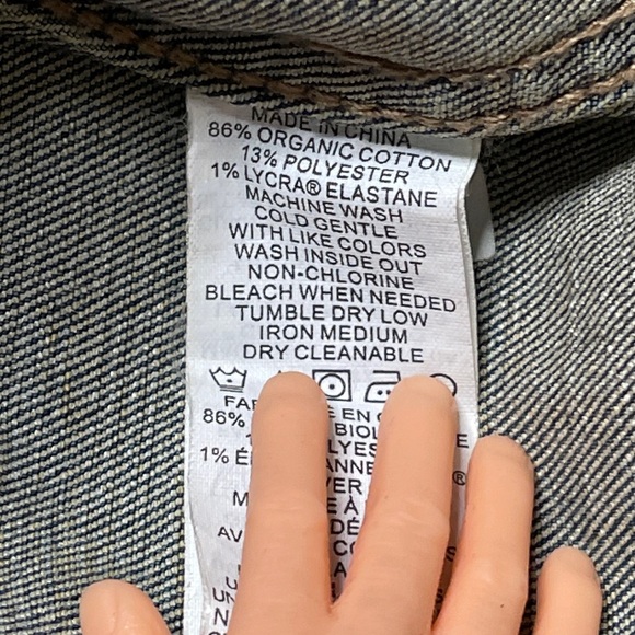 Prana Detra Womens Size Small Denim Trucker Jacket - Picture 6 of 10